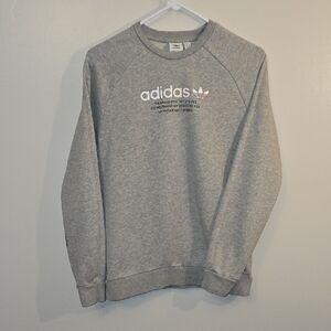 Adidas Kids Heather Gray Crewneck Sweatshirt LOT H